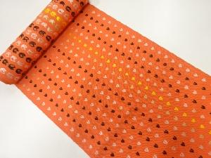 アンティーク　抽象模様織出し帯地反物